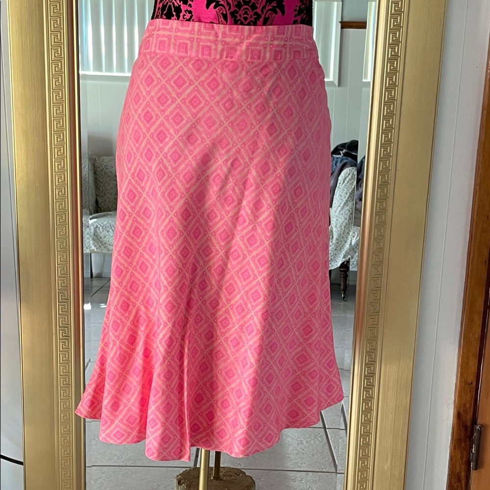 Valerie Stevens Vibrant Pink A-Line Skirt